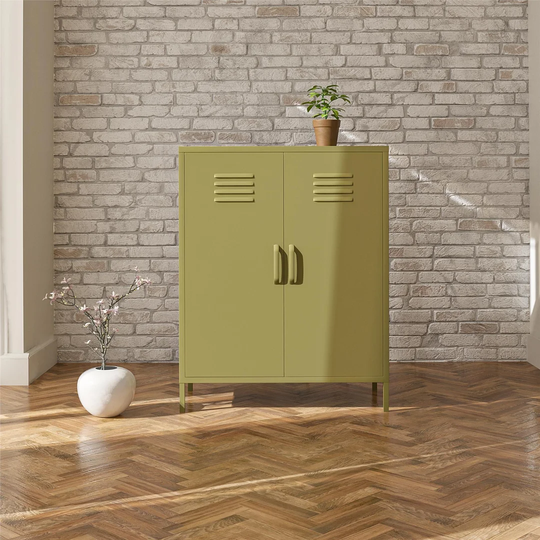 Bradford Steel 2 - Door Cabinet Accent Chest