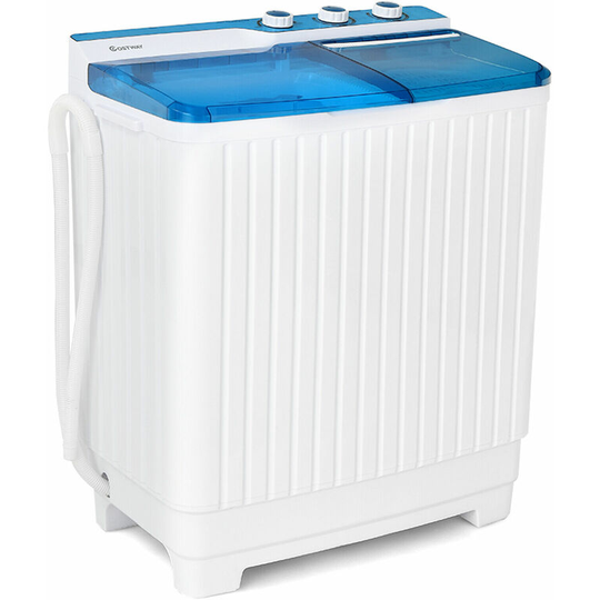 Gymax - Portable Washing Machine Twin Tub Laundry Washer Spin Dryer Semi-automatic
