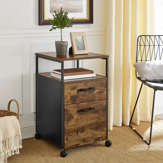 Eisenhauer 2 Drawer Mobile Vertical Filing Cabinet
