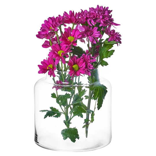 Mher Clear Glass Table Vase