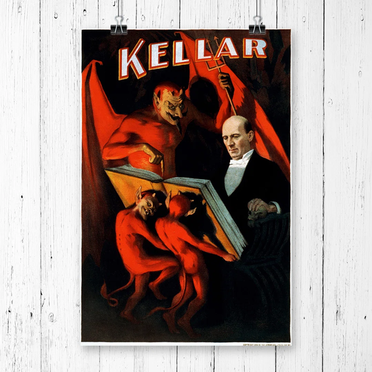 'Magician Harry Kellar' Graphic Art
