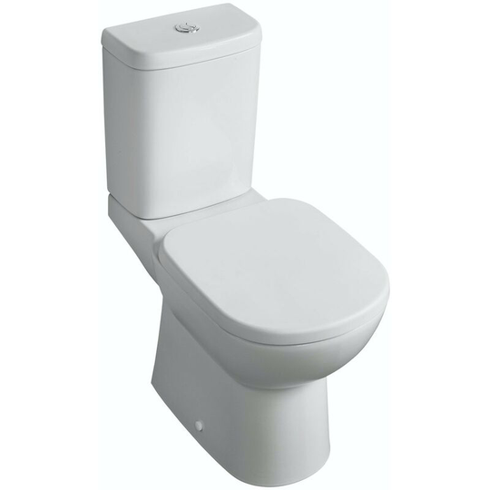 Idealstandard - Ideal Standard Tempo close coupled toilet with soft close seat - White