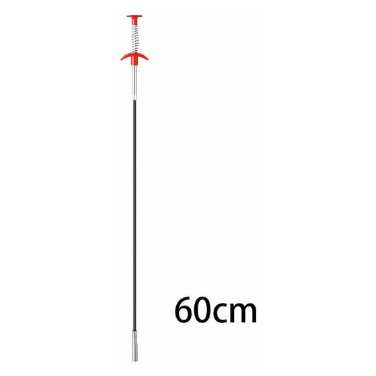 60 cm spring tube dredge tool, drain snake hair lock cleaning tool, domestic shampoo sink, kitchen sink, bathroom, toilet