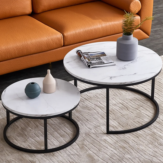 Orman Frame 2 Piece Coffee Table Set