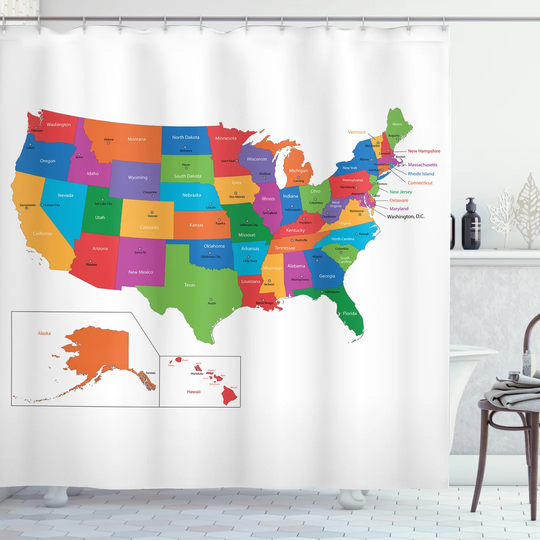Cotswold Polyester Shower Curtain