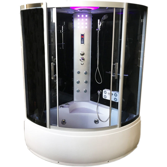WHIRLPOOL BATH TUB SPA WHIRLPOOL SHOWER 130 x 130 cm HOT TUB Milan