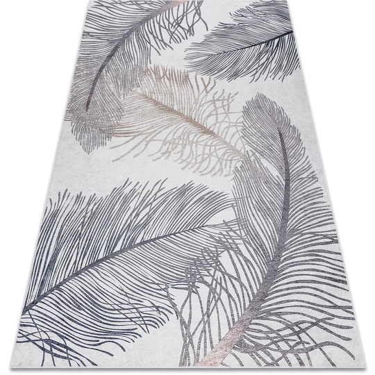 Andre 1147 washing carpet Feathers, vintage anti-slip - beige beige 120x170 cm
