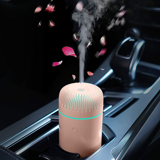 Ilovemilan - Car diffuser humidifier aromatherapy essential oil diffuser usb cold fog mini portable diffuser for car home office bedroom (pink)