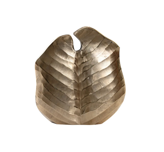 Gold Metal Table Vase