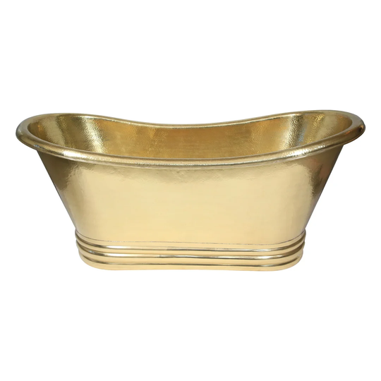 Hammered Brass 1828 mm x 812 mm Freestanding Bathtub