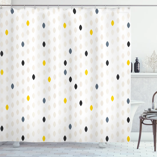 Biridiana 13 Piece Polyester Shower Curtain Set