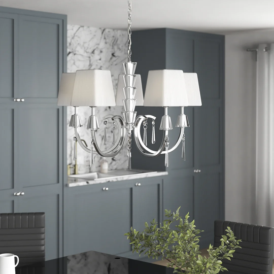 Tirrell 5-Light Shaded Chandelier