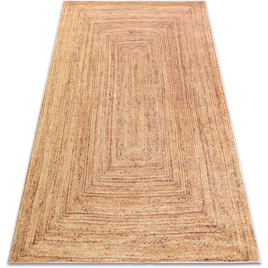 ANDRE 1017 washing carpet Braid anti-slip - beige beige 160x220 cm