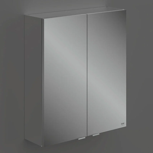 Rak Joy 2 Doors Wall Hung Mirror Cabinet 600mm Wide