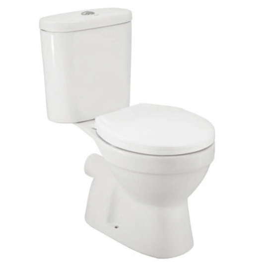 Solo Close Coupled Toilet with Button Flush