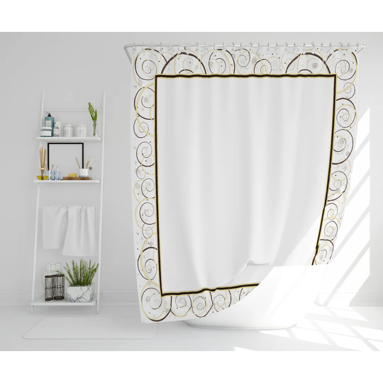 Hollingshead Polyester Shower Curtain Set