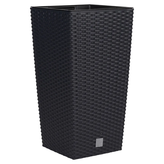 Rattan Flower Plastic Plant Pot