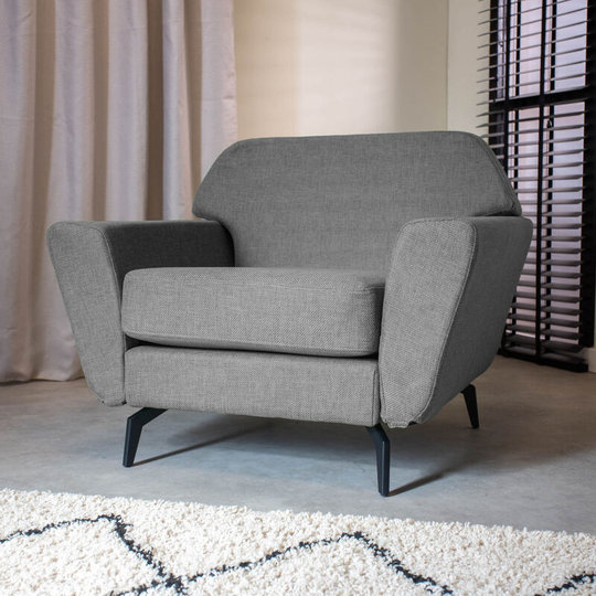Modern Armchair Roger Grey