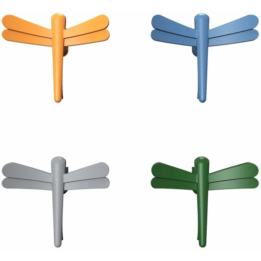 Multifunctional Hook with Sealing Clip and Data Cable Shape Storage Hook 4 pcs Magnetic Suction Durable for Home Use