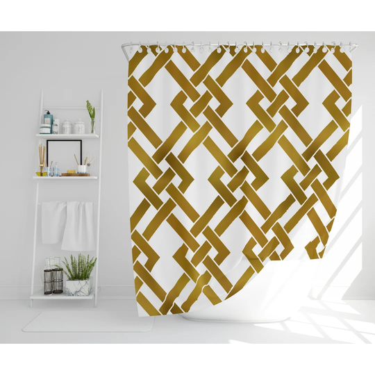 Herlinda Polyester Shower Curtain Set