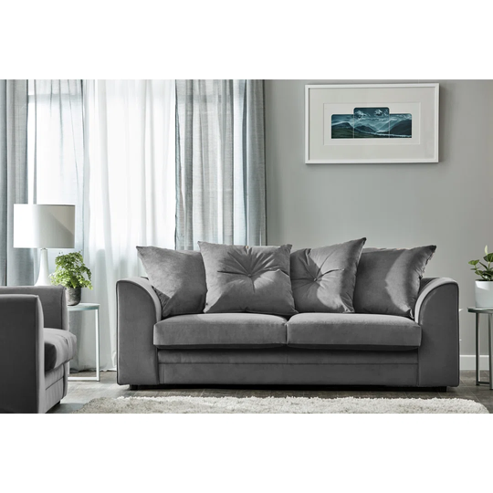 Zhara 190Cm Flared Arm Standard Sofa