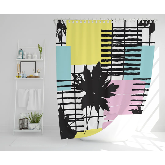 Flinn Polyester Shower Curtain Set