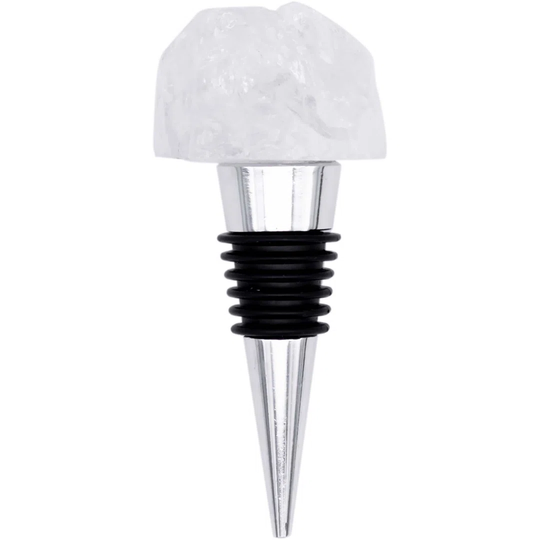 Gaye Quartz Crystal 1 Piece Bottle Stopper