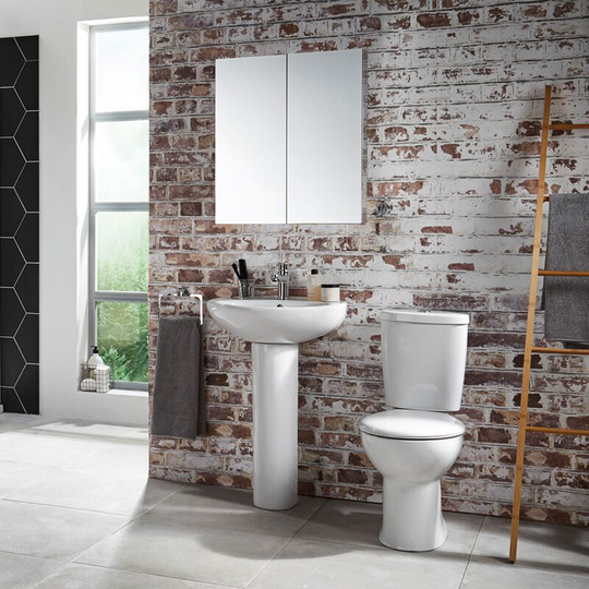 Access Bathroom Suite 2 Tap Hole - Verona