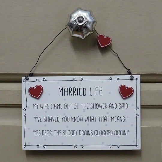 Married Life Clogged Wall Décor