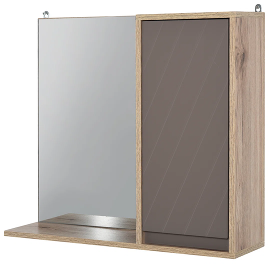 Paulis 57cm x 50cm Surface Mount Mirror Cabinet