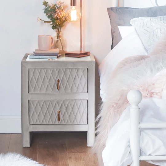 Teele 2 Drawer Bedside Table