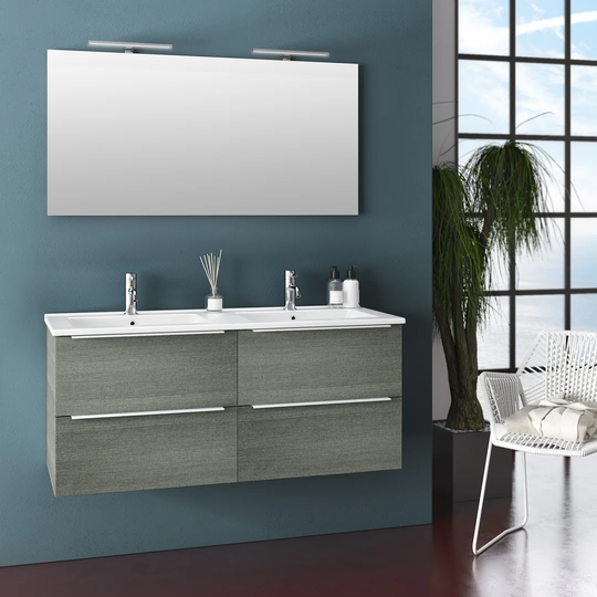 Erica 121mm Wall Hung Single Vanity Unit