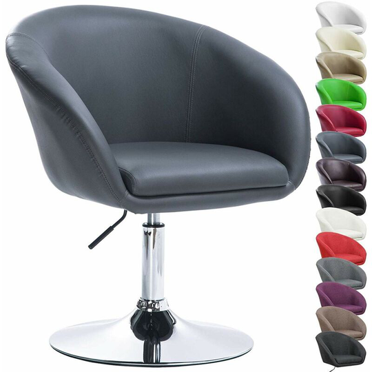 1 pcs bar stools chairs Breakfast Dining stools chairs for Kitchen with Back Grey - Grey - Woltu