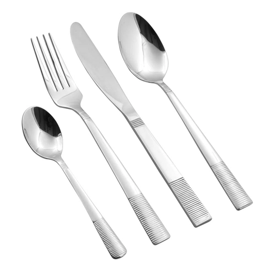 Mcclary 24 Piece Cutlery Set, Service for 6