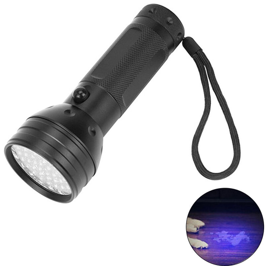 Superseller - uv Flashlight Black Light 51 led 395nm Blacklight Pet Urine Detector for Dog Cat Dry Urine Stains Bed Bug Detective