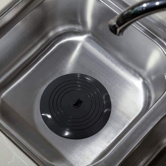 Bath Plugs Silicone Sink Stopper Kitchen Sink Stopper 15.3 cm Diameter for Kitchens, Bathrooms and Laundry Universal Drain Stopper Stopper(1 pcs,