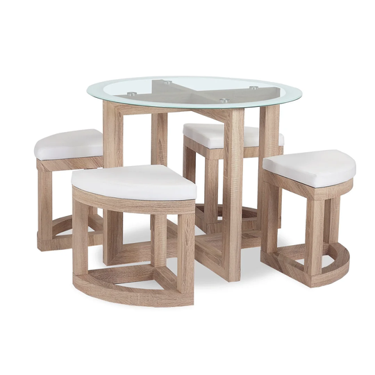 Freddie 4 - Person Dining Set