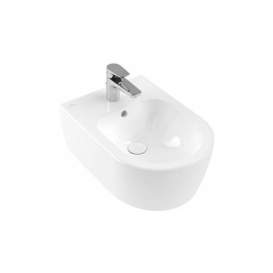 Villeroy&boch - v&b Avento Wall Hung Bidet with Overflow - 1 Tap Hole - White Alpin - 54050001 - Alpin White