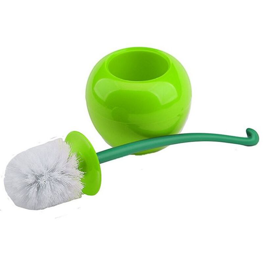 Betterlife Toilet Cleaning Brush, Cherry Shaped Toilet Brush Holder n Room Cleaning Set Creative Cleaner Beautiful Toilet Brush Toilet Cleaning