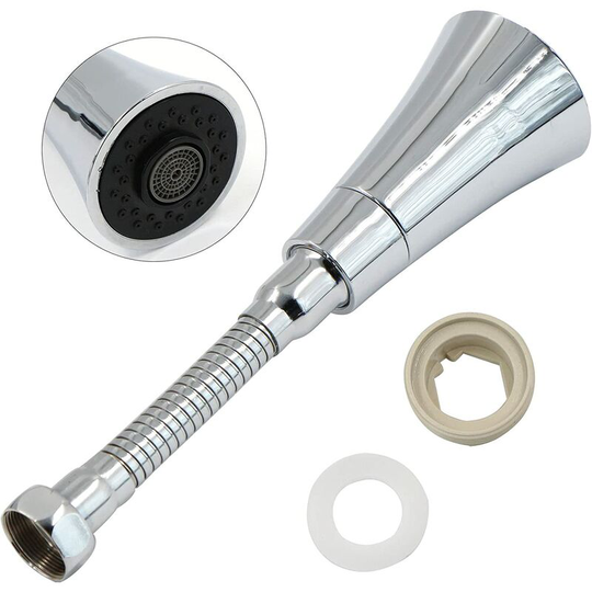 Swivel Faucet Aerator Kitchen Faucet Head 3 Modes Adjustable 360 ° Swivel Head 19cm Nozzle 6cm Diameter Faucet For Kitchen Bathroom.