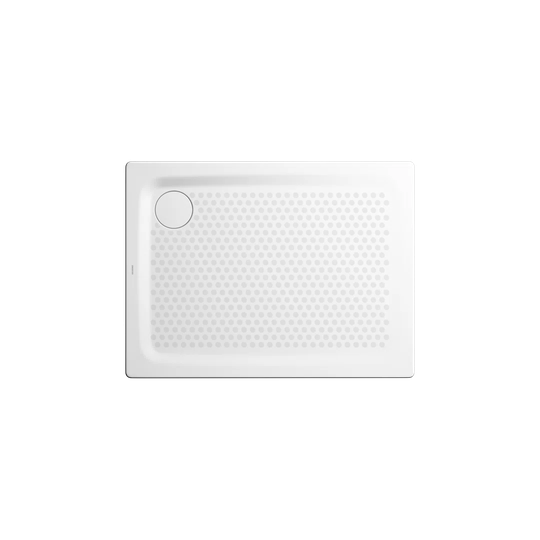Superplan Plus 1200 x 700 mm Steel Enamel Shower Tray - Alpine White Matt