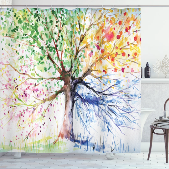Lorne Polyester Shower Curtain