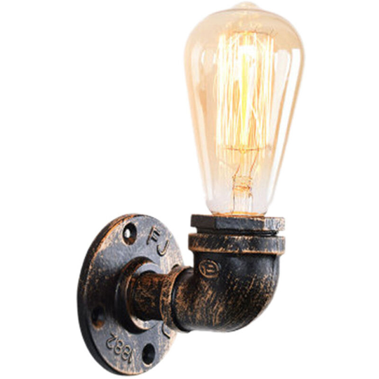 Stoex - Vintage Faucet Wall Lamp Antique Industrial Wall Light Rust Creative Wall Sconce for Cafe Loft Office