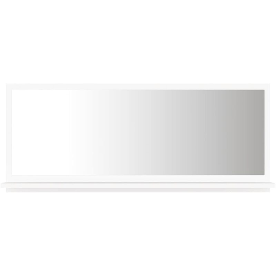 Bathroom Mirror White 90x10.5x37 cm Engineered Wood Vidaxl White