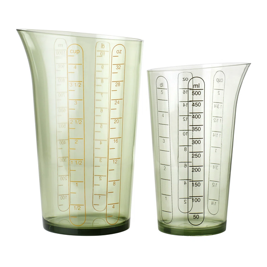 2 Pieces Transparent Measuring Jar
