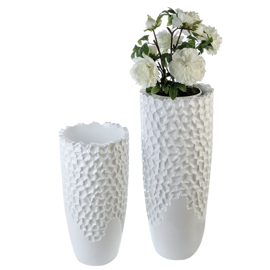 Justina Fibreglass Plant Pot