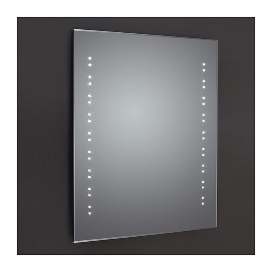 Reflection Beveled Bathroom Mirror 800mm h x 600mm w led Illuminated - Verona