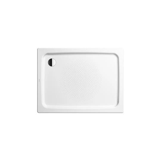 Shower 1000 x 900 mm Steel Enamel Shower Tray - Black