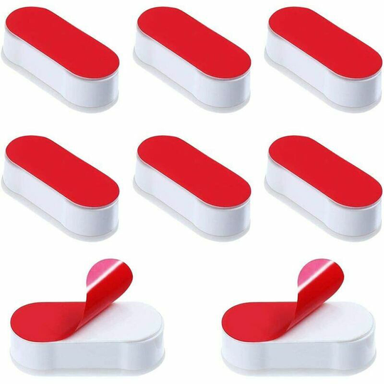 8 Pieces Toilet Seat Pads Toilet Seat Bumper Pads Toilet Seat Pads for Home Hotel Restaurant, BR-Life