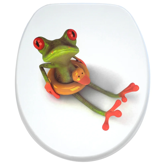 Froggy Soft Close Elongated Toilet Seat